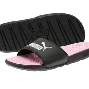 Puma slides Pink black 8 Sandals